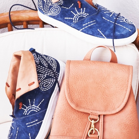 Free People Shoes - Gansvoort Embroidered High Top Sneakers